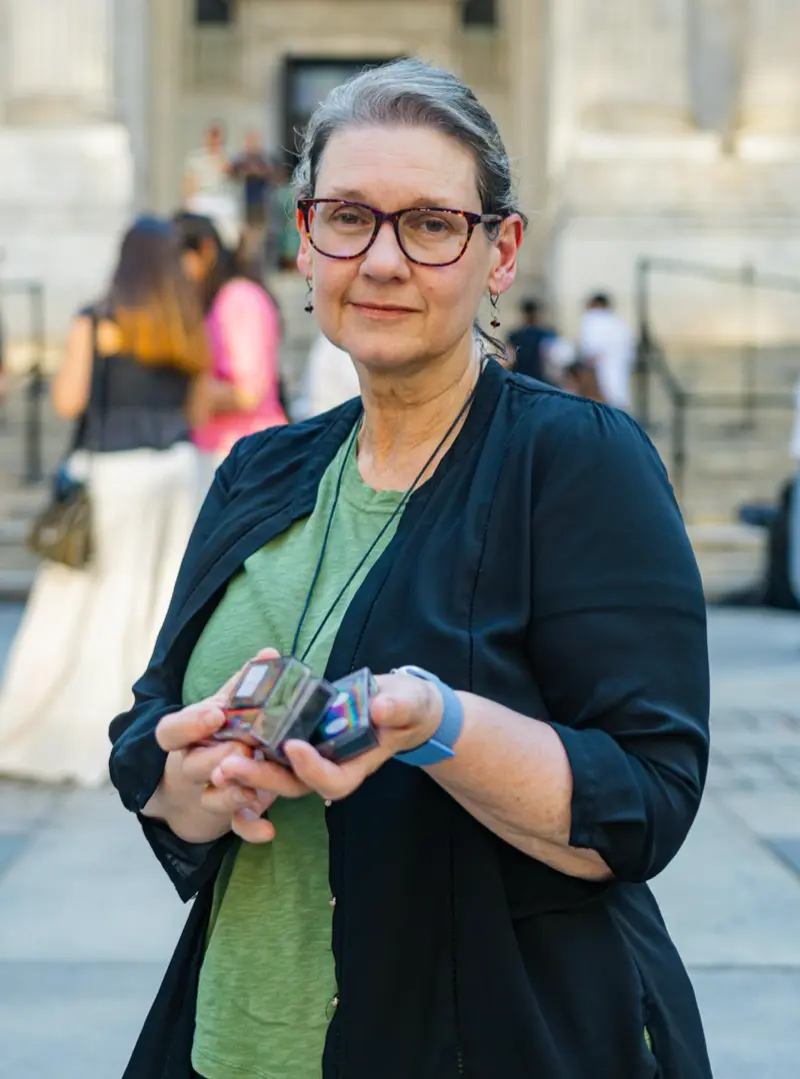Pam Yoder at the New York Public Library