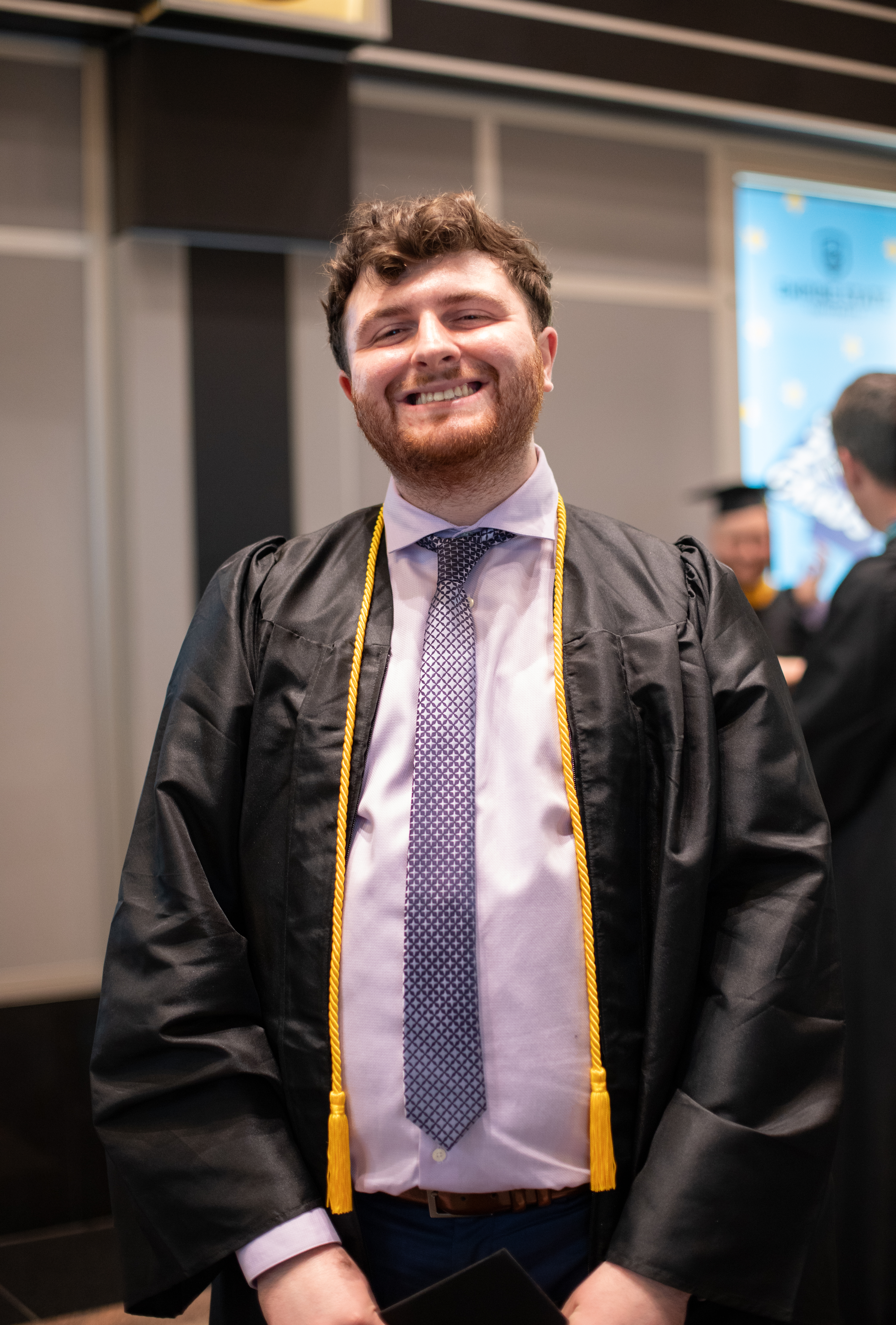 Jack N. at commencement in New York City.